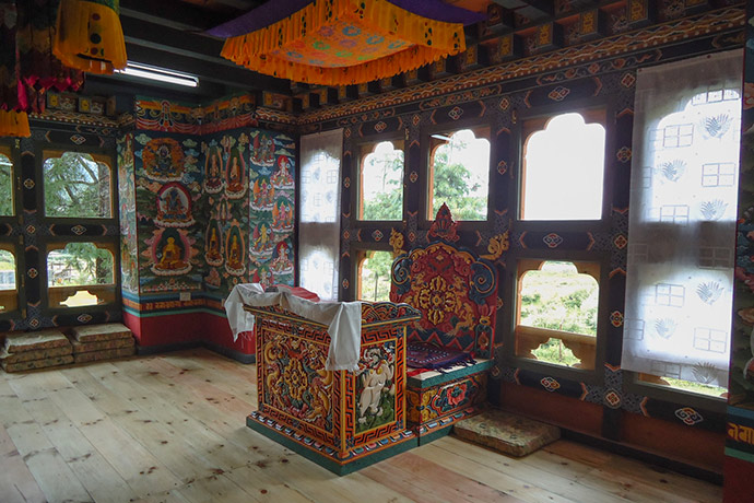 Lhakhang interior