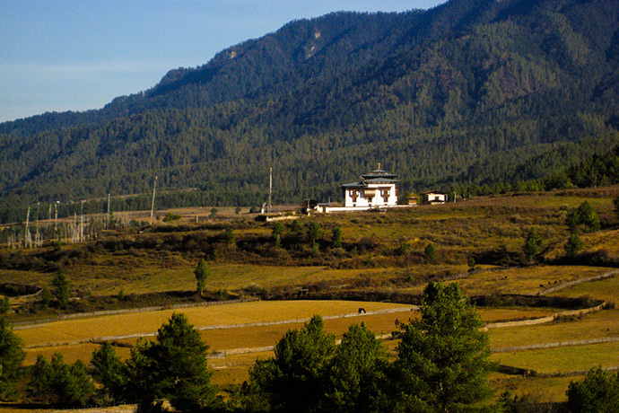 Domkar Palace, home of the second King of Bhutan